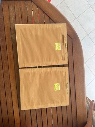 Coppia quadri con putti disegnati