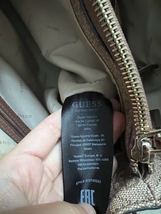 Bolso Guess Marrón y Blanco