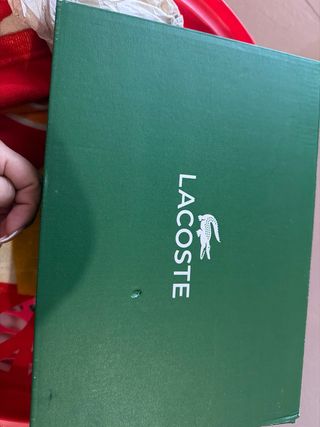 Zapatillas Lacoste Azul y Blanco