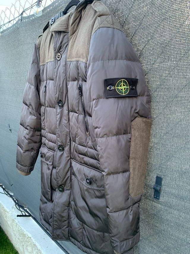 Parka con parche Stone Island Verde Talla M