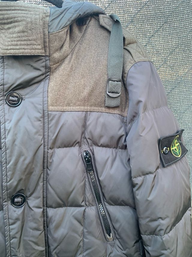 Parka con parche Stone Island Verde Talla M