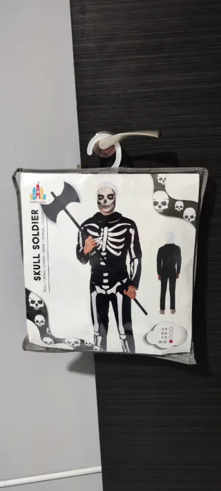 Disfraz Esqueleto SIN ESTRENAR