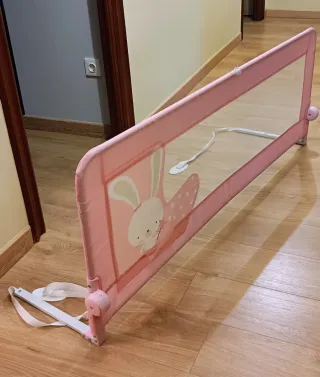 Barrera de Cama Infantil Rosa 150cm