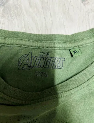 Maglia Avengers verde uomo