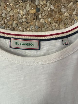 Camiseta El Ganso Hombre Blanca