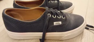 Zapatillas Vans Negras Piel