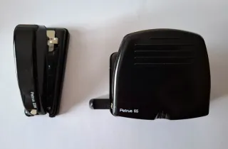 Grapadora y Taladradora Petrus Negras.