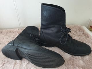 Scarponcino donna Bata pelle nero n.39