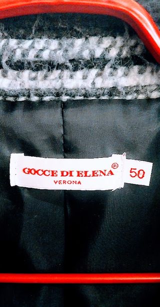 Gocce di Elena Giacca Lana Taglia 50