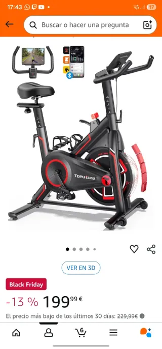 Bicicleta Estática Magnética