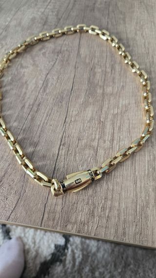 Cadena de oro macizo estilo eslabones