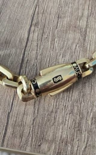 Cadena de oro macizo estilo eslabones