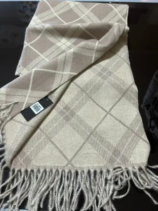 Maxi sciarpa oversize lana