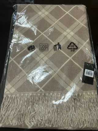 Maxi sciarpa oversize lana