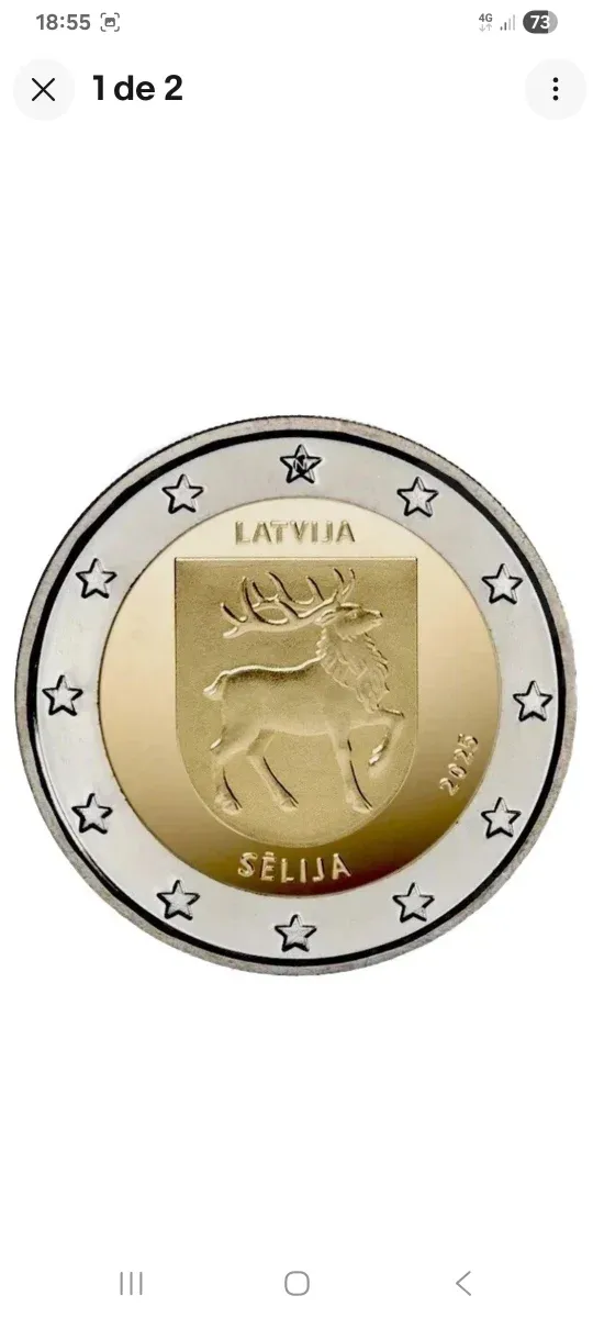 2 € 🇱🇻 LETONIA 2025 *SC*
