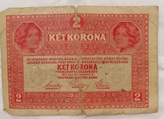 Banconote antiche 2 Korona 1917