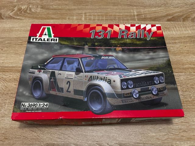 Maqueta Fiat 131 Abarth Rally Italeri 1:24