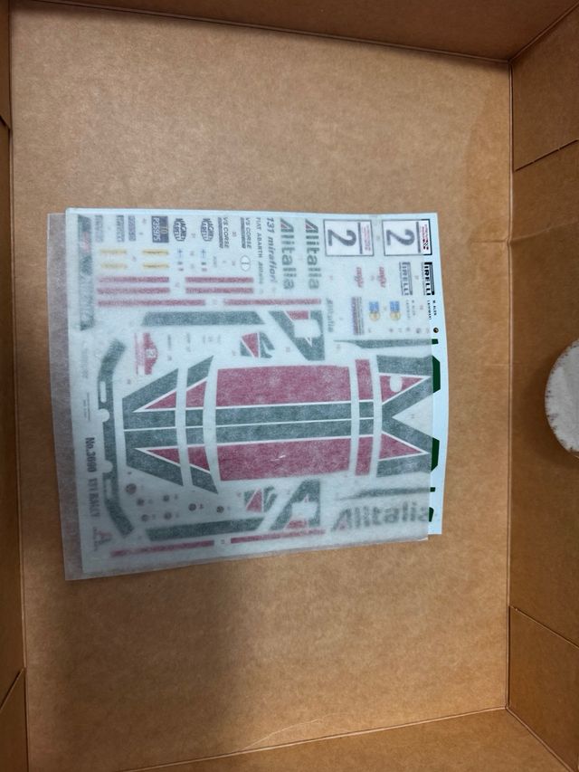 Maqueta Fiat 131 Abarth Rally Italeri 1:24