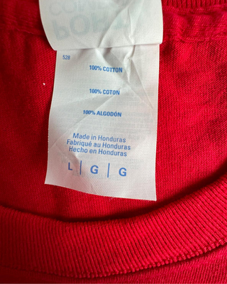 Camiseta Crimson Cliffs Mustangs Roja Talla L