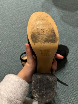 Zapatos de tacón negros para fiesta