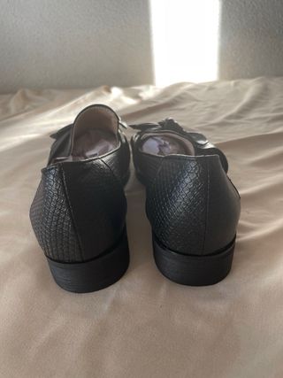 Bailarinas negras lazo talla 40