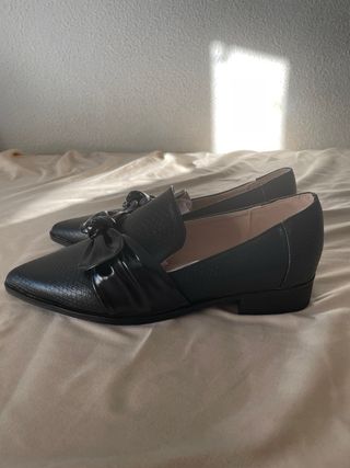 Bailarinas negras lazo talla 40