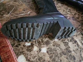 Botas altas mujer negras tacón plataforma