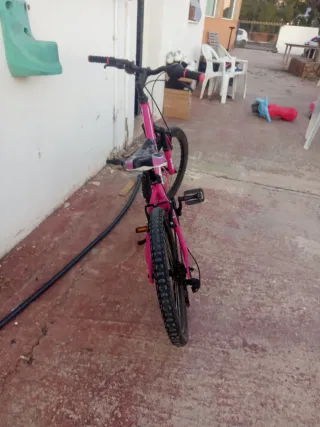 Bicicleta niña B-PRO 20 rosa con marchas