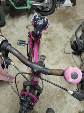 Bicicleta niña B-PRO 20 rosa con marchas