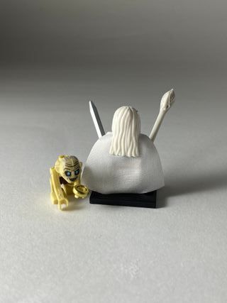 Gandalf the white and gollum - Figurine Type Lego