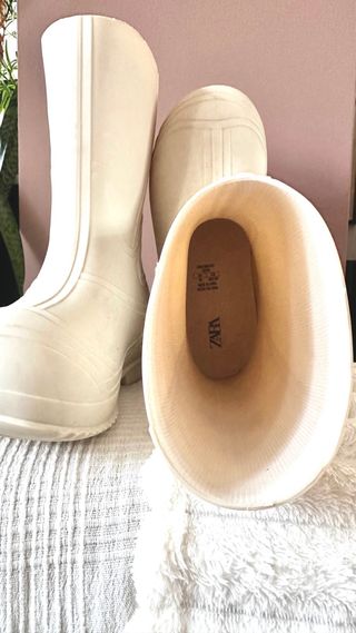 Botas de agua blancas talla 39/40