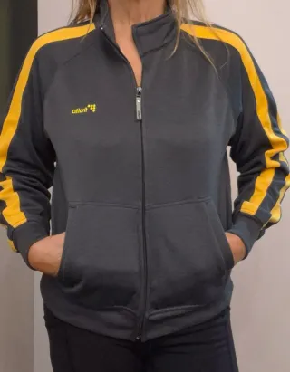 Sudadera Fratta Gris y Amarillo