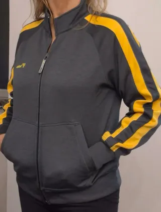 Sudadera Fratta Gris y Amarillo