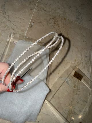 Tiara de novia/fiesta con brillantes