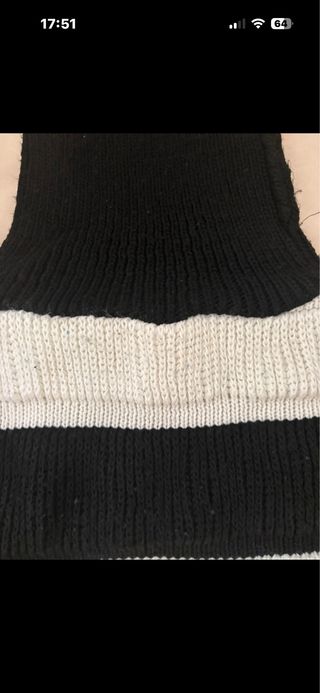 Jersey de cuello alto a rayas