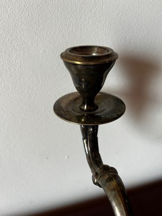 Candelabro Vintage 3 Velas antiguo