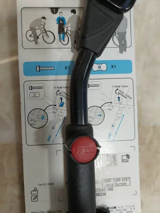 Pata de cabra para bicicleta