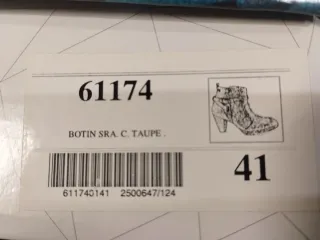 Botines marrones sin usar Talla 41