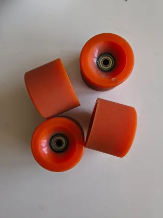 Ruedas Surfskate Creekwheels Naranja 70mm 80a
