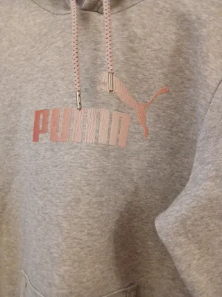 Sudadera Puma Gris Mujer Talla XXL