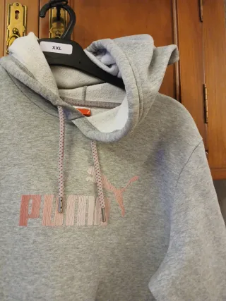 Sudadera Puma Gris Mujer Talla XXL