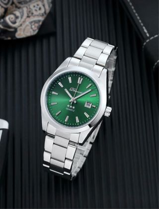 Reloj de lujo Verde Esfera Plata