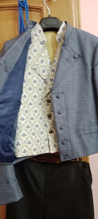 Traje Fallero Torrenti azul y Negro