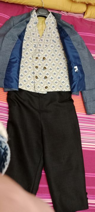 Traje Fallero Torrenti azul y Negro