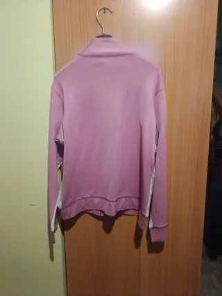 Chaqueta Reebok Rosa y Blanca Talla S