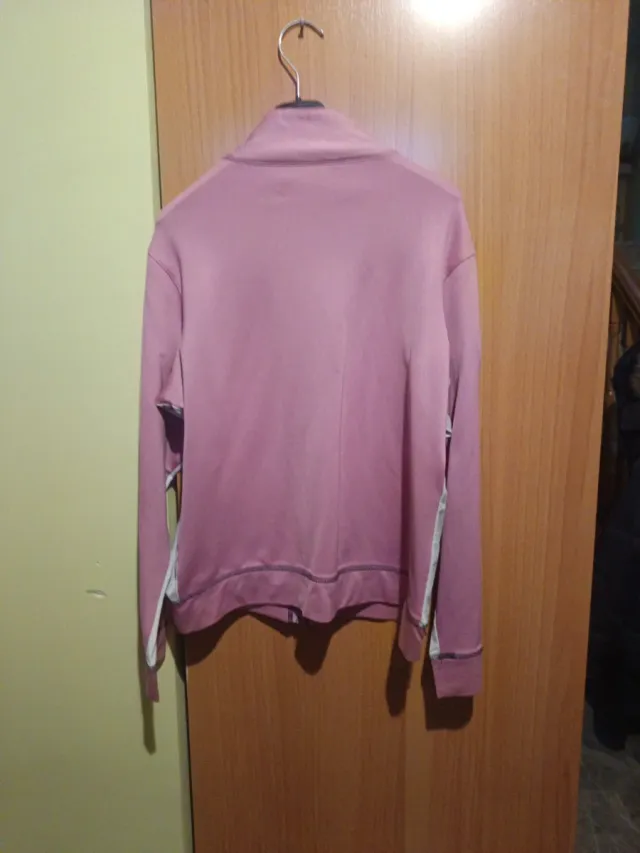 Chaqueta Reebok Rosa y Blanca Talla S