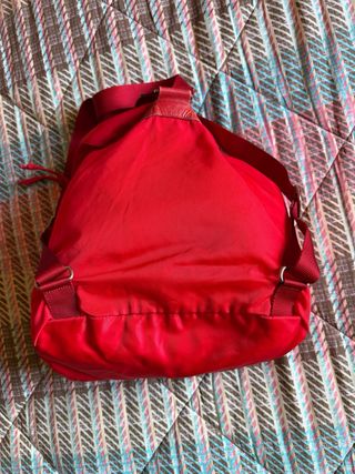Zaino Prada Rosso Nylon vintage borsa zainetto