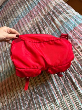Zaino Prada Rosso Nylon vintage borsa zainetto