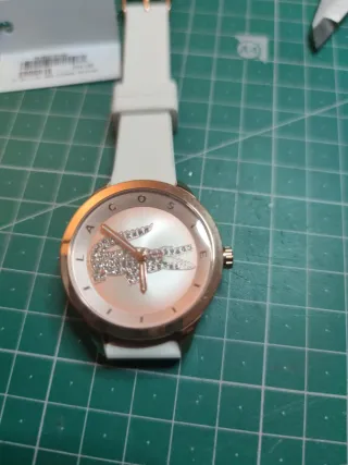Reloj Lacoste Mujer Dorado y Blanco