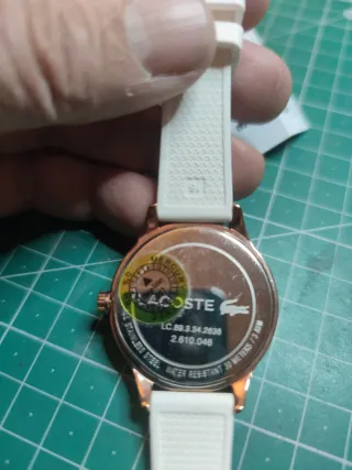 Reloj Lacoste Mujer Dorado y Blanco